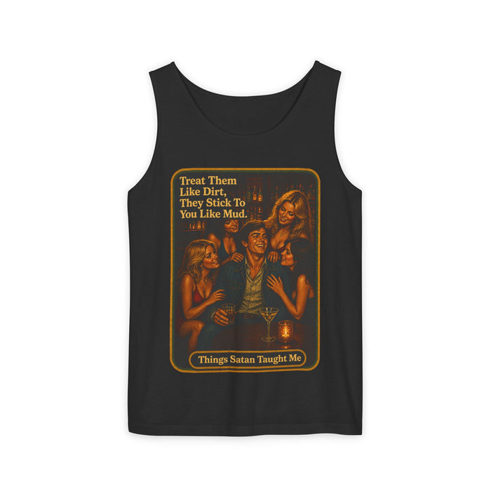Treat Them Like Dirt Wife Beater in black