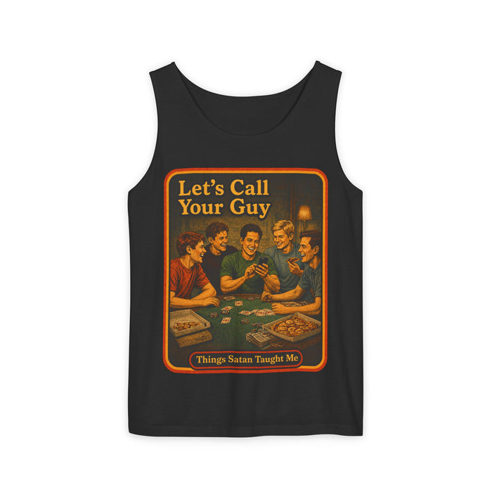 Let's Call Your Guy Wife Beater in black