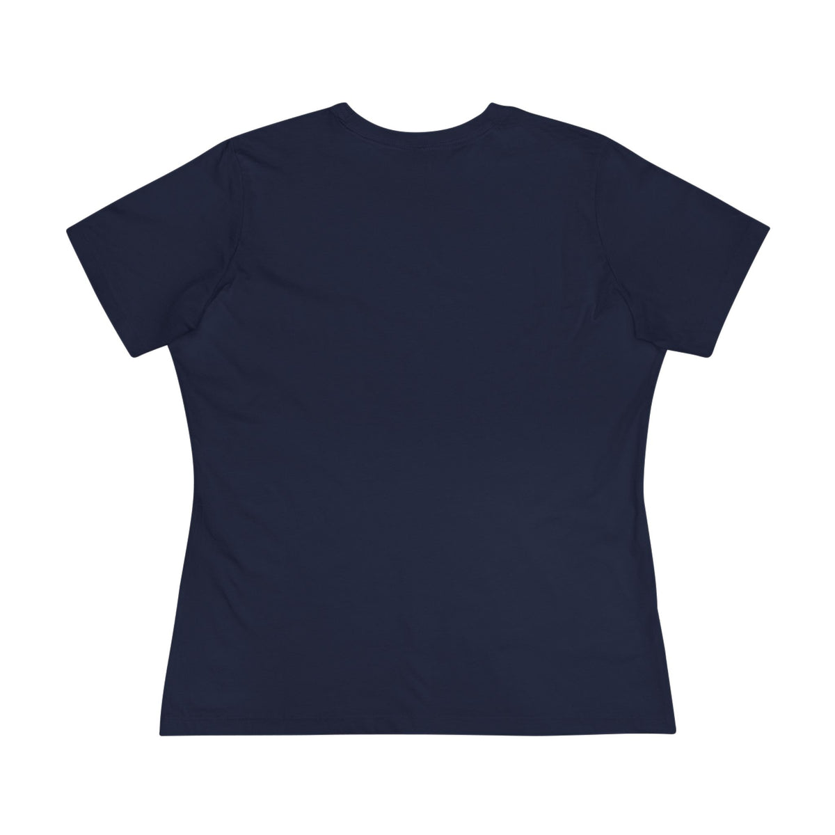 Let's Do Lines Together Women's Tee in Navy, view 2