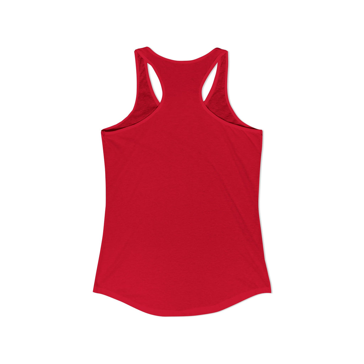 Let's Mix And Match Racerback Tank in Red, view 3