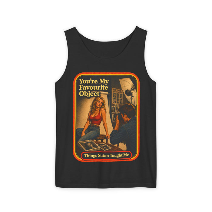 You're My Favourite Object Wife Beater in black