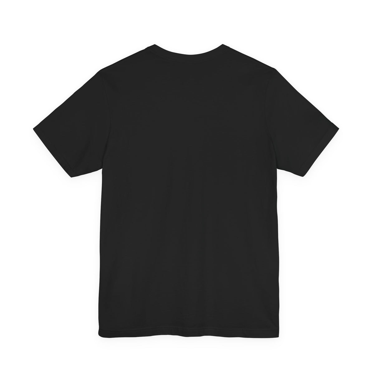 Let's Be Friends Unisex Tee in Black, view 2