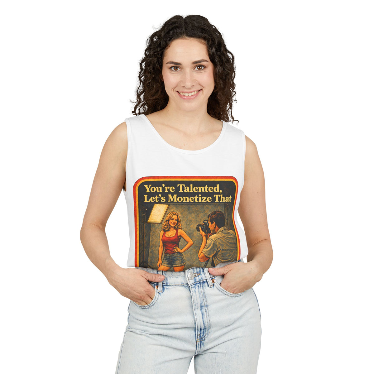 You're Talented, Let's Monetize That Wife Beater in White, view 3