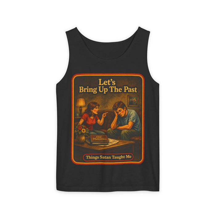 Let's Bring Up The Past Wife Beater in black