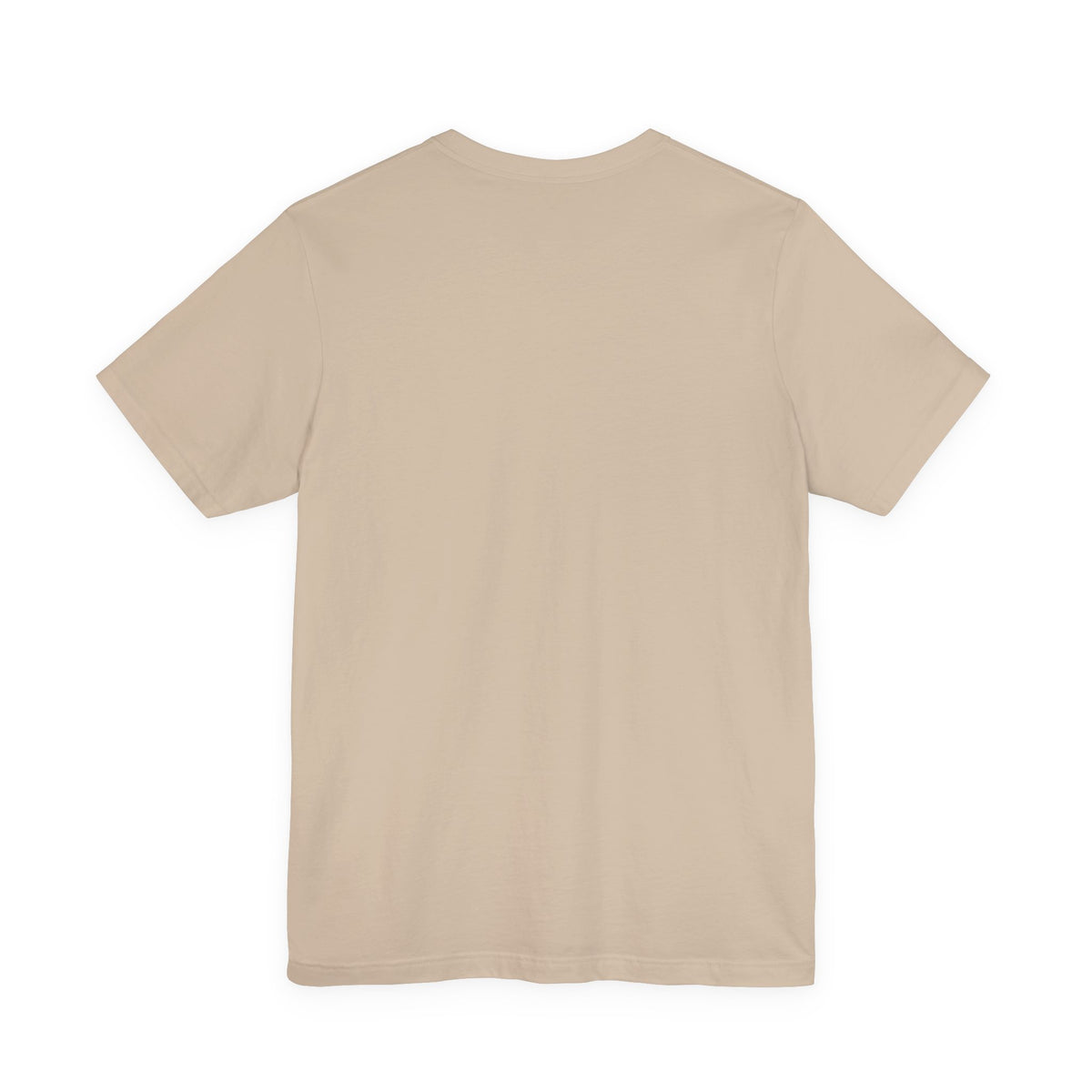 Regret Is A Wasted Emotion Unisex Tee in Tan, view 2