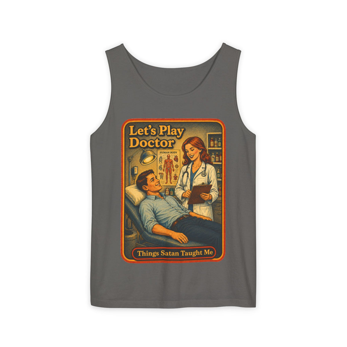 Let's Play Doctor Wife Beater in Pepper, front