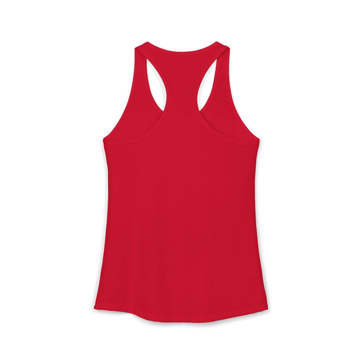 Let's Call Your Guy Racerback Tank in Red, view 4