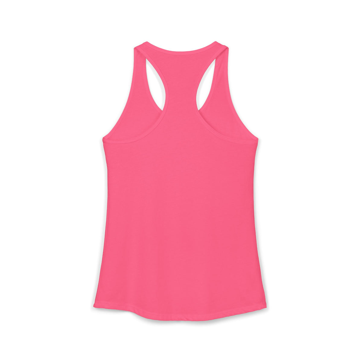 Let's Burn Bridges Racerback Tank in Hot Pink, view 4