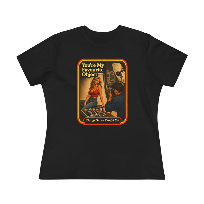 You're My Favourite Object Women's Tee in black
