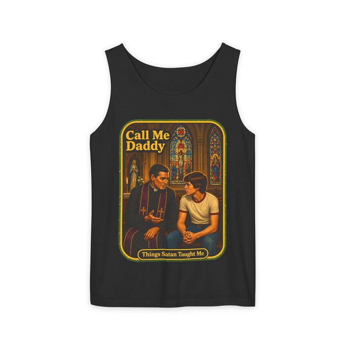 Call Me Daddy Wife Beater in black