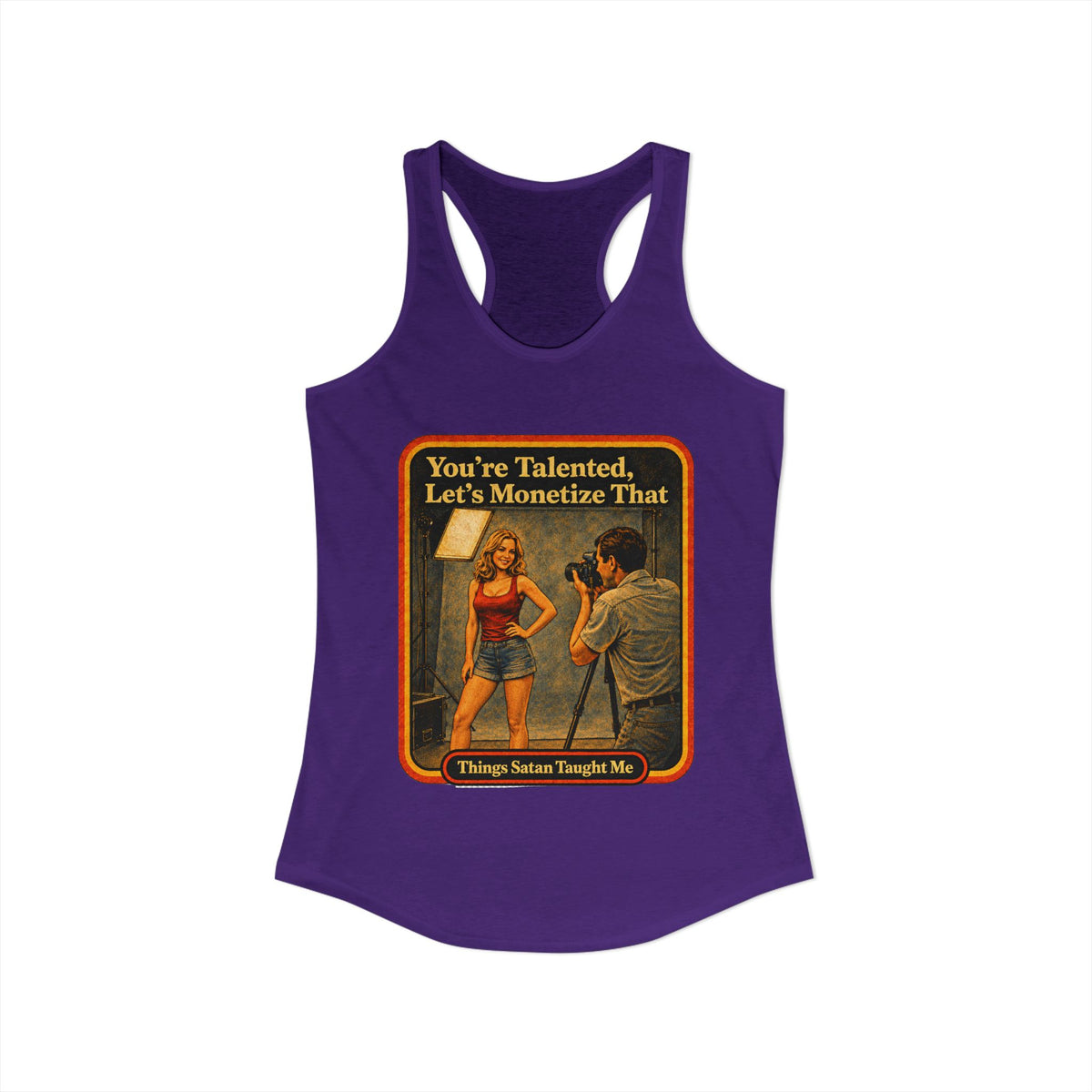 You're Talented, Let's Monetize That Racerback Tank in Purple Rush, view 2
