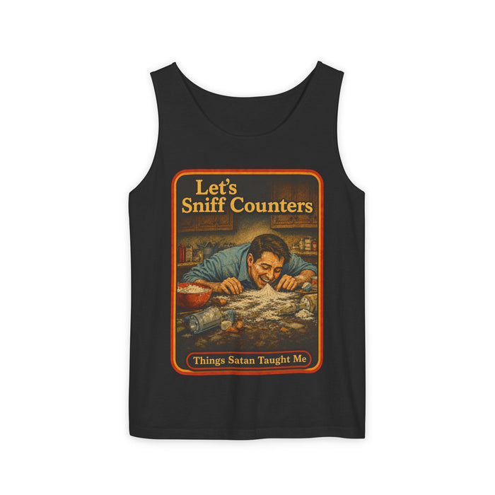 Let's Sniff Counters Wife Beater in black